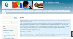 Desktop Screenshot of guidelines.kaowarsom.be